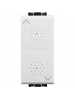 bticino living light  commutatore doppio tasto 1-0-2 assiale 1 posto bticino n4027