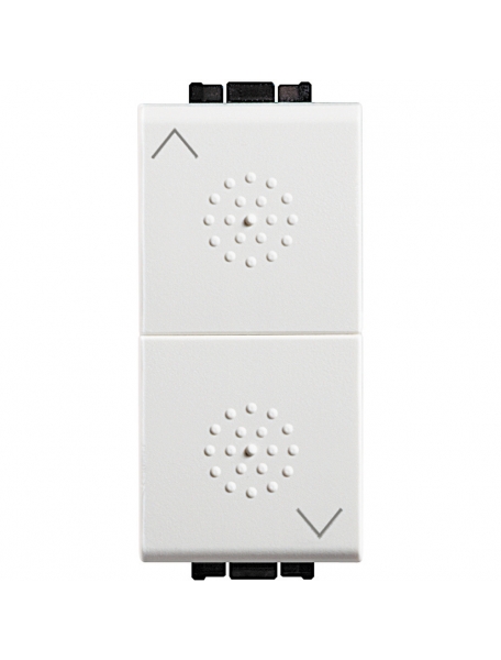 bticino living light  commutatore doppio tasto 1-0-2 assiale 1 posto bticino n4027
