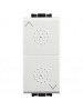 bticino living light  commutatore doppio tasto 1-0-2 assiale 1 posto bticino n4027