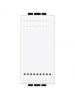bticino living light  copritasto 1 posto con lente illuminabile bticino n4911
