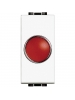 bticino living light  portalampada con diffusore rosso 1 posto bticino n4371r