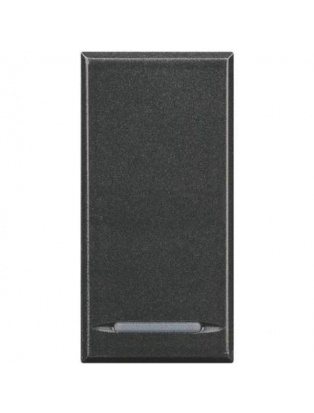 bticino axolute scura  pulsante unipolare 10a basculante bticino hs4055