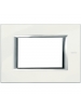 bticino axolute  placca  3 moduli bianco limoges bticino ha4803bg