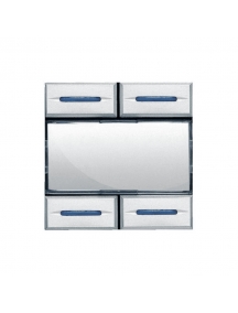 bticino axolute chiara  comando scenari personalizzabile 2 posti bticino hc4680