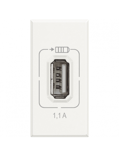 bticino axolute bianca usb charger 1,1a white bticino hd4285c1
