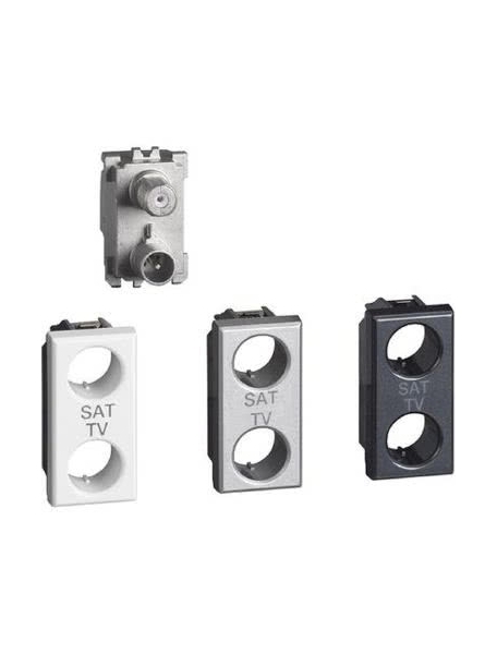 bticino axolute presa tv  sat  demiscelata derivata bticino h4214d