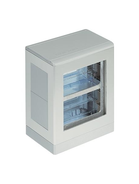 bticino   torretta bifacciale base resina/corpo alluminio - 8+8 moduli su appositi supporti bticino 150660