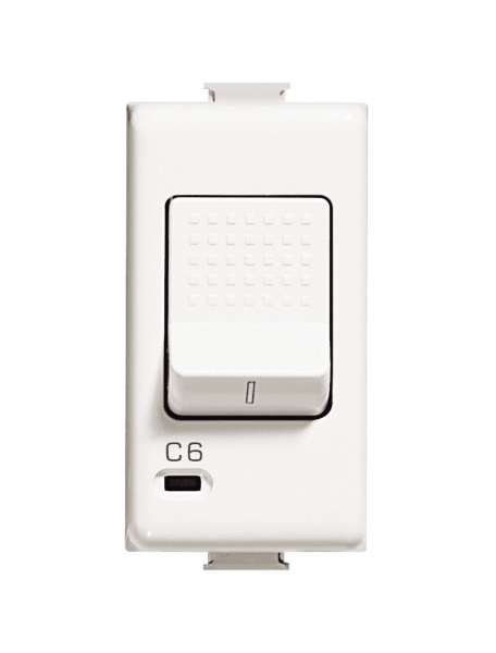 bticino matix  interruttore automatico magnetotermico 1p+n 6a bticino am5206s