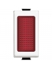 bticino matix portalampada con diffusore rosso bticino am5060r
