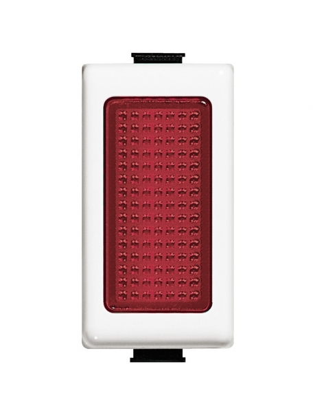 bticino matix portalampada con diffusore rosso bticino am5060r