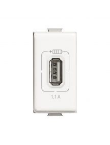 bticino matix caricatore usb 1 posto bticino am5285c1