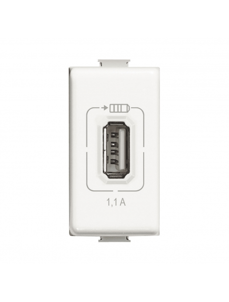 bticino matix caricatore usb 1 posto bticino am5285c1