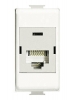 bticino matix connettore rj45 tooless categoria 5e utp 110 idc bticino am5962c5e