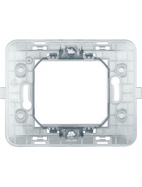 bticino matix supporto 2 moduli per scatola tonda  bticino 500sm2a