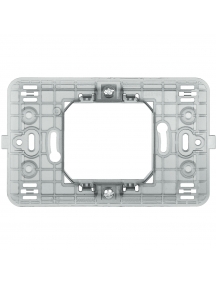 bticino matix  supporto a 2 moduli centrali dotato di graffette  bticino 500s/23a