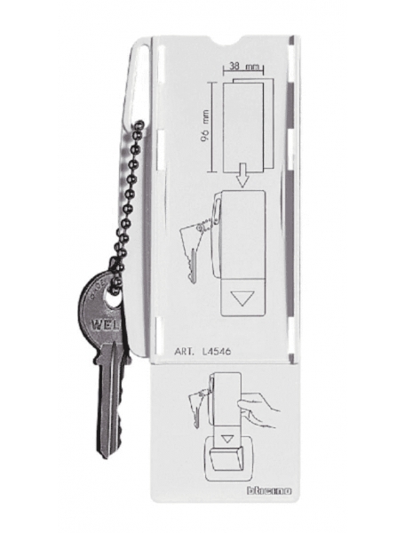bticino living international scheda per tasca portabadge bticino L4546