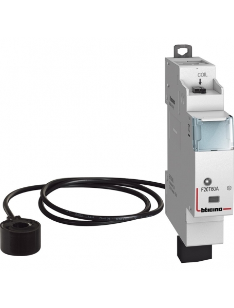 bticino living now  misuratore connesso per il controllo carichi bticino f20t60a