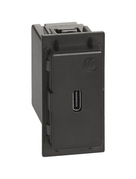 bticino living now  caricatore usb tipo c 1,1a bticino k4286c1