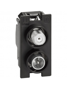 bticino living now  presa tv sat demiscelata per tv e satellite diretta bticino k4214d