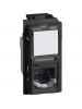 bticino living now  presa rj45 toolless di rete categoria 5 colore nero  bticino kg4279c5e