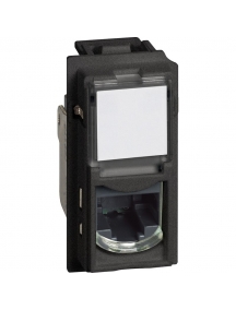 bticino living now  presa rj45 toolless di rete categoria 5 colore nero  bticino kg4279c5e