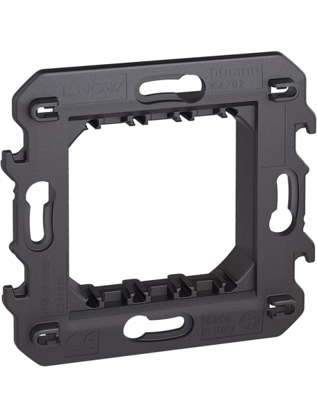 bticino living now supporto 2 moduli per scatole 502e bticino k4702