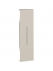 bticino living now cover illuminabile per comandi un modulo colore sabbia bticino km01