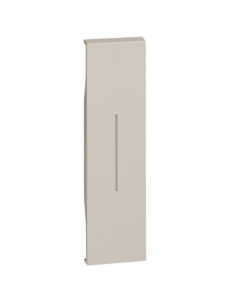bticino living now cover illuminabile per comandi un modulo colore sabbia bticino km01