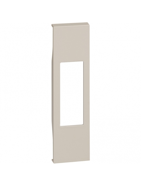 bticino living now cover per prese, interruttori bipolari e pulsanti a tirante colore sabbia  bticino km02