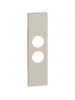 bticino living now  cover sabbia per prese tv sat demiscelate 1 modulo bticino km09