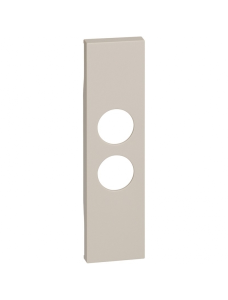 bticino living now  cover sabbia per prese tv sat demiscelate 1 modulo bticino km09
