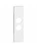 bticino living now  cover bianca per prese tv sat demiscelate 1 modulo bticino kw09