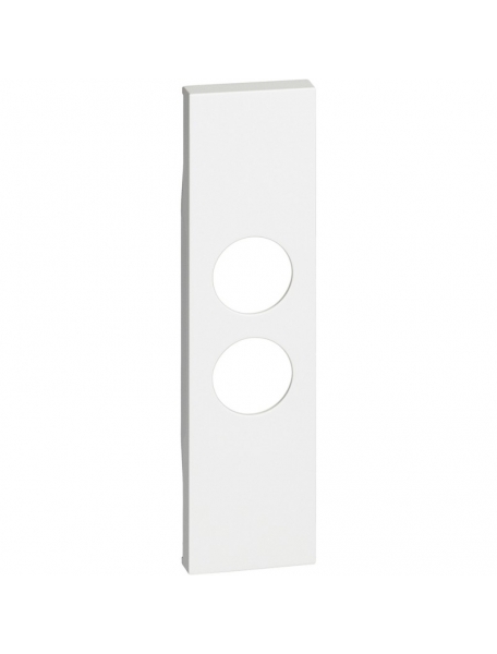bticino living now  cover bianca per prese tv sat demiscelate 1 modulo bticino kw09