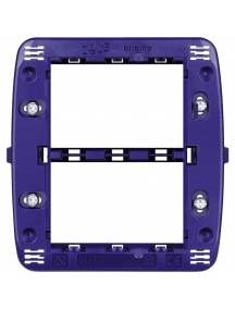 bticino living light supporto 3+3 moduli per placche tonde quadre bticino ln4726