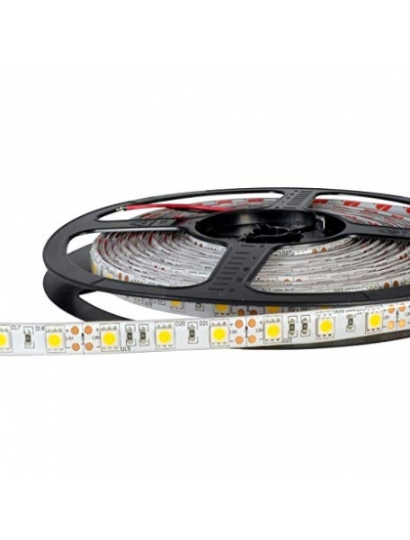 strip striscia led smd 5050 72w 12V ip65 luce fredda 6000°k stagna elt011