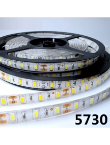 strip striscia led 12v ip68 90 w smd5730 luce calda 3000°k  5 metri elt014