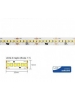 Strip led con 1200 smd2835 marca samsung  ip20 24v 26w a  metro 130w 2700k