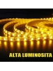 strip striscia led 12v ip68 90 w smd5730 luce calda 3000°k  5 metri elt014