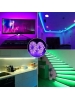striscia strip rgb bobina 5 metri 72w smd 5050 300led ip20 24v multicolor super luminoso 0717