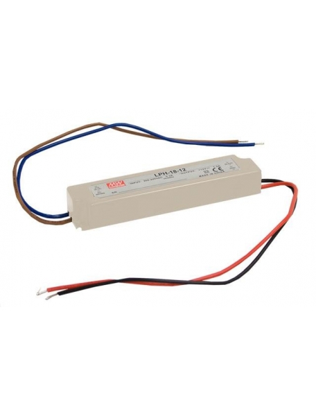 alimentatore led mean well lph 18 12 18w 12v impermeabile ip67 meanwell ac dc  1574