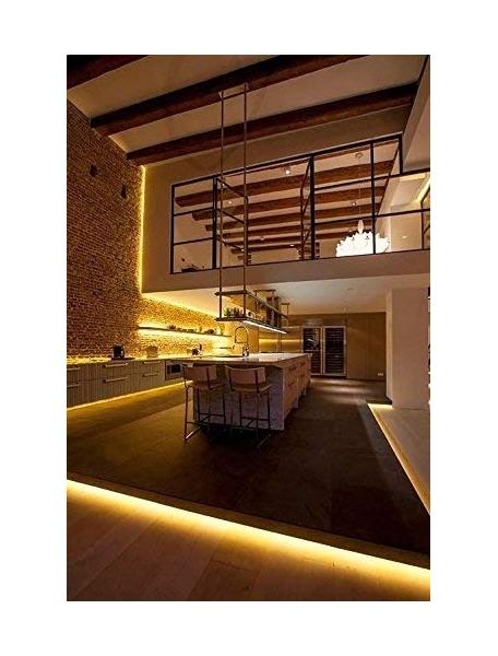 strip led cc60090 cct  ultrawarm 90w  18w al metro  24v ip20 luce  ambra 2948