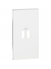 bticino living now cover bianca per prese usb a due ingressi bticino kw12c