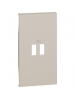 bticino living now cover sabbia per prese usb a due ingressi bticino km12c