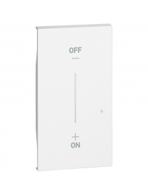 bticino living now cover per comando luci wireless colore bianco bticino kw42m2
