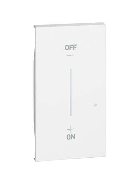 bticino living now cover per comando luci wireless colore bianco bticino kw42m2