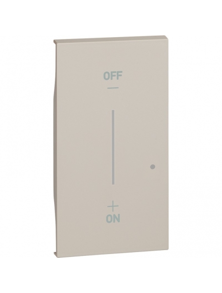 bticino living now cover per comando luci wireless colore sabbia bticino km42m2