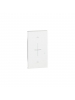 bticino living now  cover per comando tapparella wireless 2 moduli colore bianco  bticino kw43m2