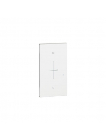 bticino living now  cover per comando tapparella wireless 2 moduli colore bianco  bticino kw43m2