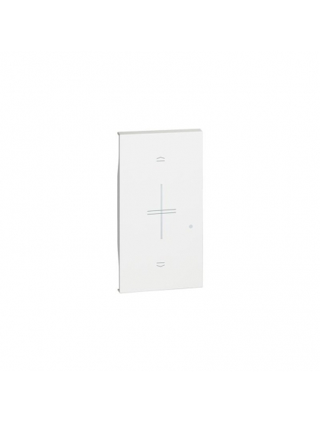 bticino living now  cover per comando tapparella wireless 2 moduli colore bianco  bticino kw43m2