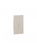 bticino living now cover per comando tapparella wireless 2 moduli colore sabbia bticino km43m2